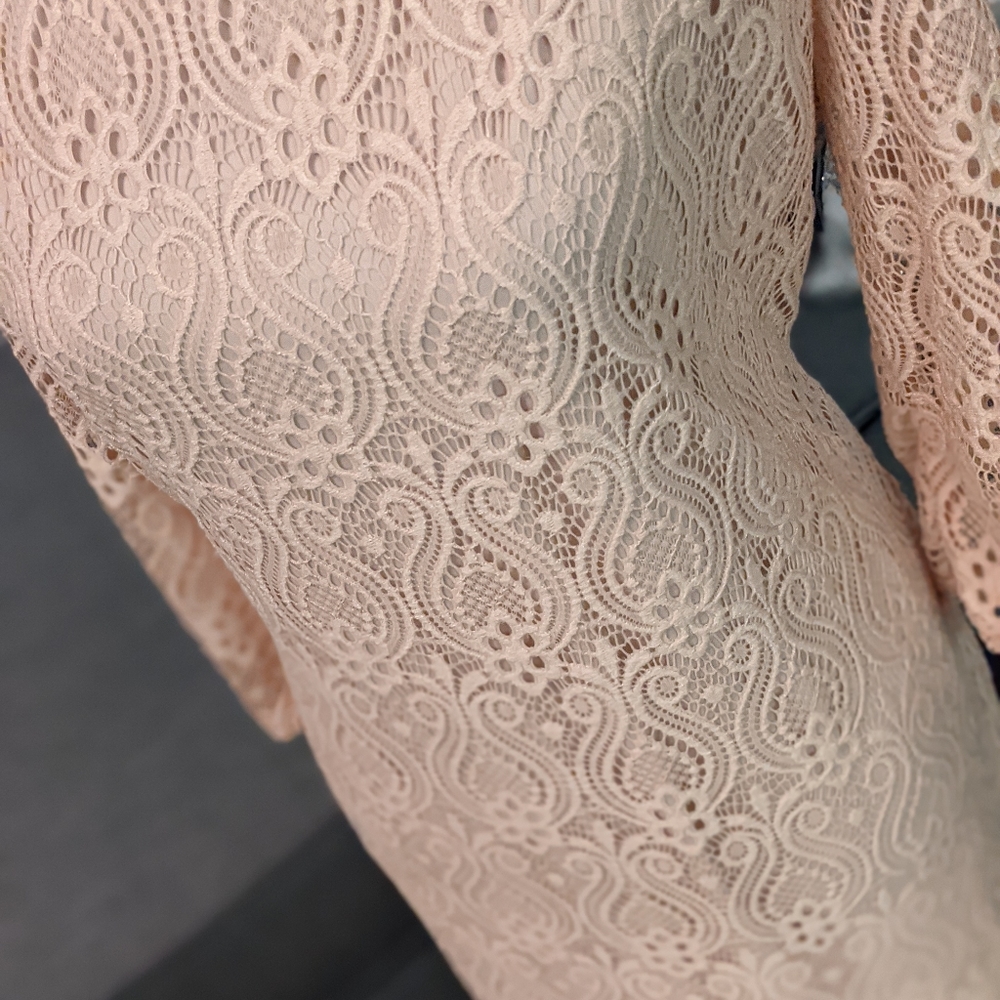 Beautiful pink lace dress